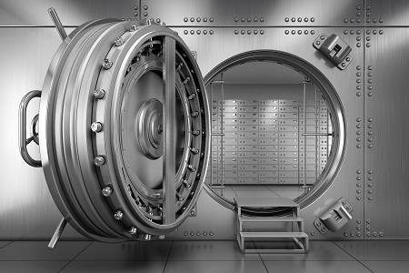 image of a bank vault